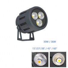 30W 36W CREE COB LED Aussen Fluter Strahler Spot 15°/23°/38°/45° /60° IP66